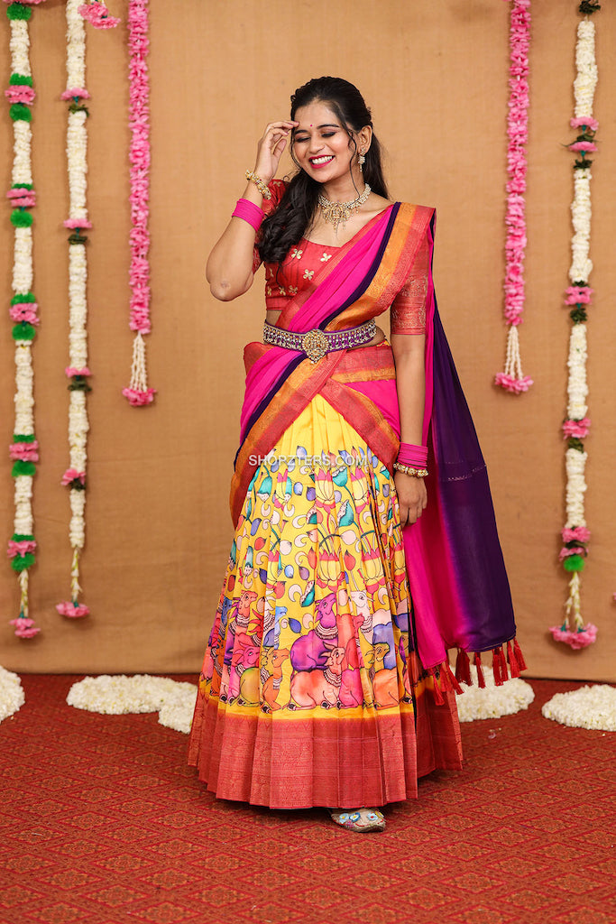Traditional Half Saree Designs Online Shopping (NEW)